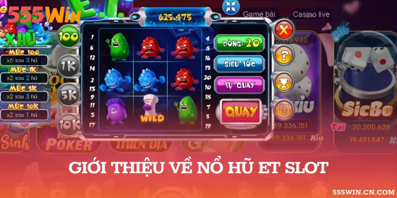 Luật chơi và quy định các mức cược trong game ET Slot